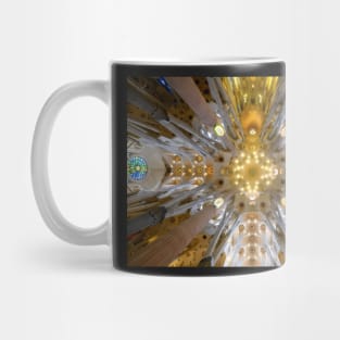 Sagrada Familia cathedral in Barcelona, Spain Mug